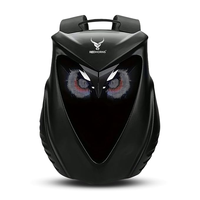 REDHORNS Midnight LED Eyes Biker Backpack for Motorcycle Riding - Image 3