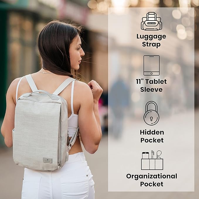 Nordace Siena II Mini Smart Travel Backpack for Women - Image 3