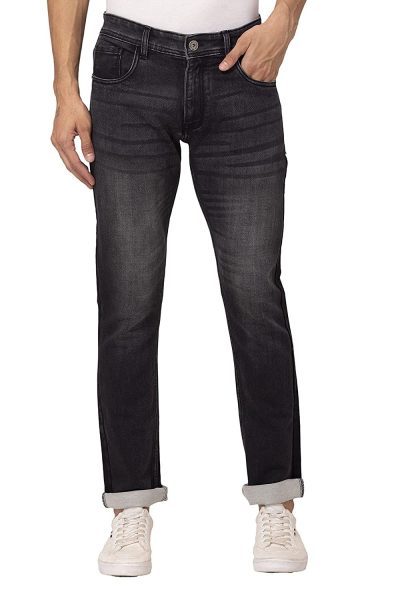 Slim Mid Rise Stretchable Denim Jeans for Men