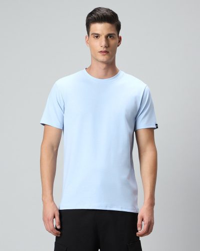 Men’s Blue T-shirt | Plain Tshirt for Men