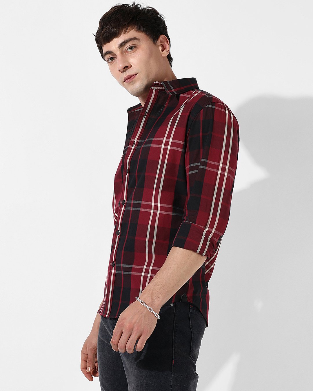 Men’s Red Checked Shirt | comfortable and high quality